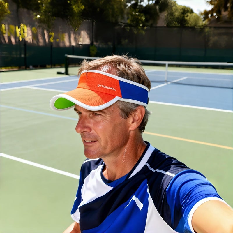 OTTERSHELL Store Cooling Sports Sun Visor Hat for Men & Women，Lightweight, Stretchy Packable Running Visor-for Golf, Tennis, Hiking - Image 4